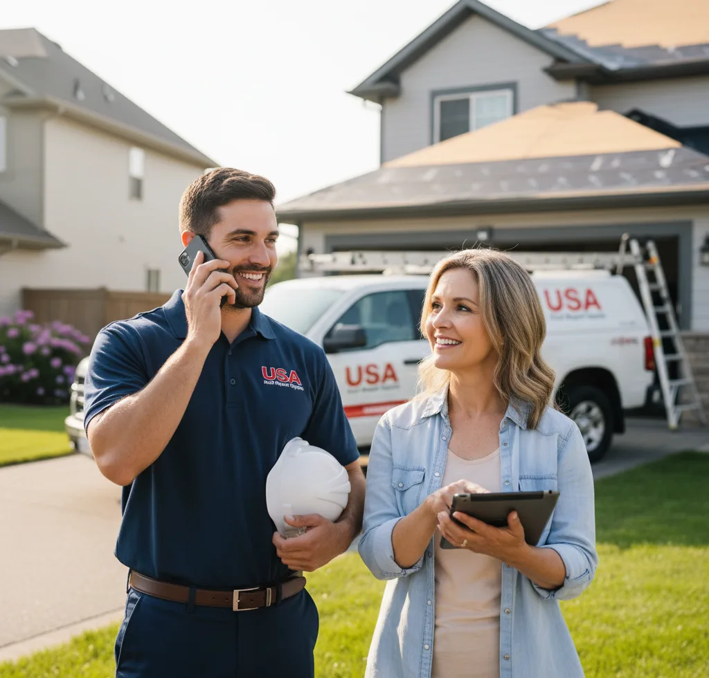 USA Roof Repair Experts customer support in Falls Church